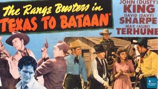 Texas to Bataan 1942  Western Film  John Dusty King David Sharpe Max Terhune