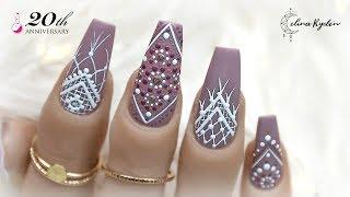 GEL NAIL ART TUTORIAL  BOHO CHIC  LIGHT ELEGANCE BUTTERCREAMS SHIBUI  BALLERINA NAILS