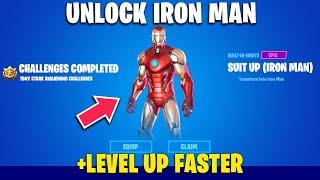 How to Unlock Suit Up Iron Man Emote in Fortnite Chapter 2 Season 4  LEVEL UP FASTER IN FORTNITE