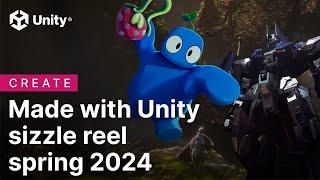 Made With Unity games sizzle reel - Spring 2024  Unity