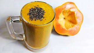 Papaya Smoothie for Weight Loss  Papaya Shake for Weight Loss  Breakfast Smoothie for Weight Loss