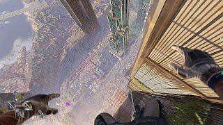 Dying Light 2 - Climbing The Highest Building  VNC Tower  Free Running 1080p60FPS
