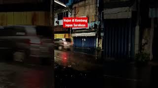Rain Evening in Kembang Jepun Surabaya #walkingvideo #rainvideos