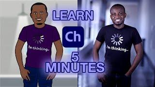 How to create cartoon animations in 5min  Adobe Character Animator  Zero to Hero