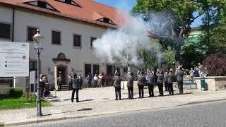 Lautstarke Eröffnung der Rüstkammer zum Internationalen Museumstag am 13. Mai 2018