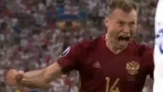 Россия - Англия 1-1 гол Василия Березуцкого