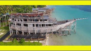 Indonesias wooden SailBoat builders. Traditional handmade masterpieces.   Ep. 261