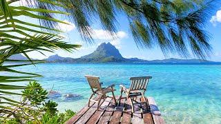 Morning Cafe 3 Hours of Bora Bora Beachside Bliss & Tropical Ambience