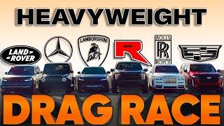 Raptor R vs Cullinan Urus G63 AMG Escalade V Range Rover — Cammisa Ultimate Drag Race Replay