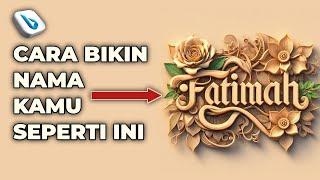 Mudah sekali. Cara bikin 3D nama di android  Bing AI