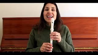 Flauta doce para crianças pequenas. Video 1