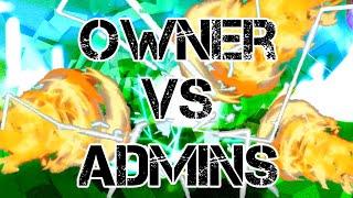 OWNER vs 5 ADMINS EASY?  BLOX FRUITS