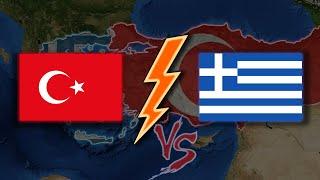 Turkey vs Greece┇War Scenario