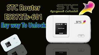 How To Unlock STC Router E5372Ts-601 Unlock For All Network Saudi #STC-Router #e5372 @Huawei E5372Ts