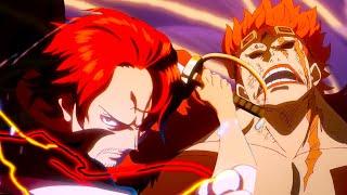 Divine Departure  Shanks destroys Eutass Kid with Rogers skills  One Piece 1112