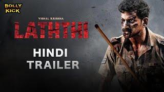Laththi Movie Trailer Hindi   Vishal Sunaina Prabhu  Hindi Action Movie  A Vinoth Kumar Film