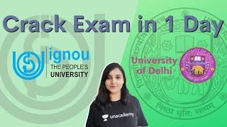 How to get 70% in IGNOU or DU Term End Exam in 1 DAY StudyCrack Exam in 12 hoursEasy Trick