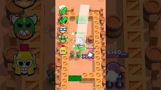 Brawler vs Tick Head Escape Battle #brawlstars #shorts #brawlstarsshorts