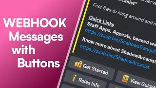 Discord Webhook with Sapphire Bot Button and dropdown messages  2023