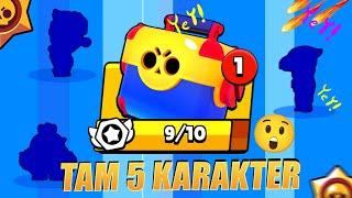 YUH TAM 5 KARAKTER ÇIKTI  Brawl Stars Karakter Çıkartma