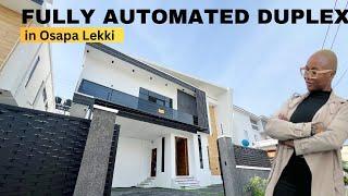 Inside a fully automated 5 bedroom detached duplex in Osapa lekki Lagos Nigeria