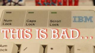 This IBM Model M2 Keyboard from 1993 has issues... Lets fix it