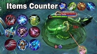 ITEMS COUNTER - PHYSICAL - MAGICAL - DEFENSE - MOBILE LEGENDS #mobilelegends