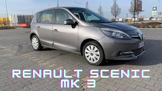 Обзор Renault Scenic 3 поколения рестайлинг с 15 dci — занудство и экономичность в одном флаконе.