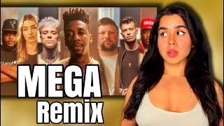 FEMALE REACTS TO TO BE A MAN MEGA REMIX