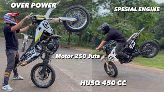 HUSQ 450 FULL SETUP FREESTYLE  250 JUTAAN