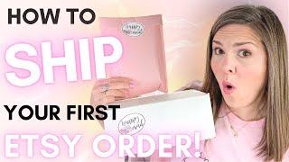 Etsy Shipping Tutorial 2021 Step by Step How I Process and Package Etsy Orders from Home