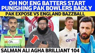 Oh No England Batters Start Punishing Pak Bowlers Badly  Pak Exposed Vs BazzBall