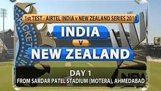 India vs New Zealand 1st Test 2010