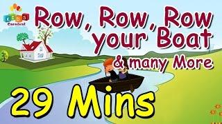 Row Row Your Boat & More  Top 20 Most Popular Nursery Rhymes Collection