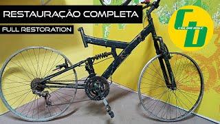 COMPLETE RESTORATION of a bike with DOUBLE SHOCKS  Operation Restart