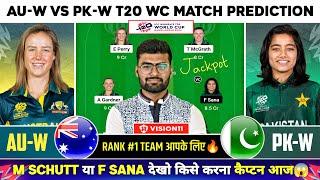 AU W vs PK W Dream11 Prediction  AU-W vs PK-W Dream11 Team  AU W vs PK W T20 Dream11 Team Today