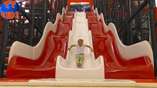 Indoor Playground Ярослава в Зип Зип Парке Zip Zip Park - Прыгаем на батутах - Турецкие Каникулы