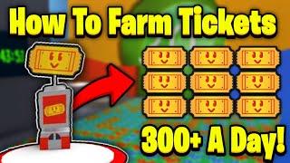 *New* Ticket Farming Method 300+ Per Day  Bee Swarm Simulator