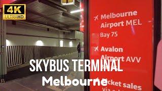 Getting to Melbourne Skybus Tram & Walk To Southern Cross Station