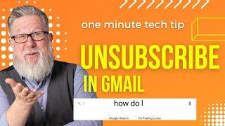 How to Unsubscribe in Gmail