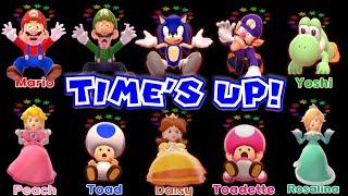 Super Mario 3D World Ten10 Characters Times up Death animation in game