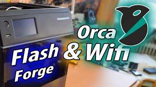 Flashforge 5mpro + Orca Wifi upload and print