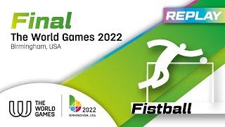 TWG 2022 BHM - Replay of the Mens Fistball Final GER vs SUI
