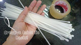 Creative Cable Tie Hacks Tips and Tricks