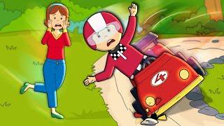 Das Go Kart  Caillou auf Deutsch