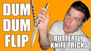 Butterfly Knife Tricks for Beginners #3 The 2 Reverse Opens