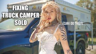 driving my truck camper ALONE for the first time