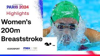 WHAT A VICTORY   Womens Swimming 200m Breaststroke Highlights  #Paris2024