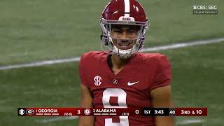 Bryce Young has Heisman performance vs Georgia 2021 SEC Championship