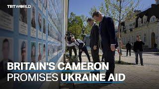 Britains Lord Cameron unveils $3.7B weapons package for Ukraine